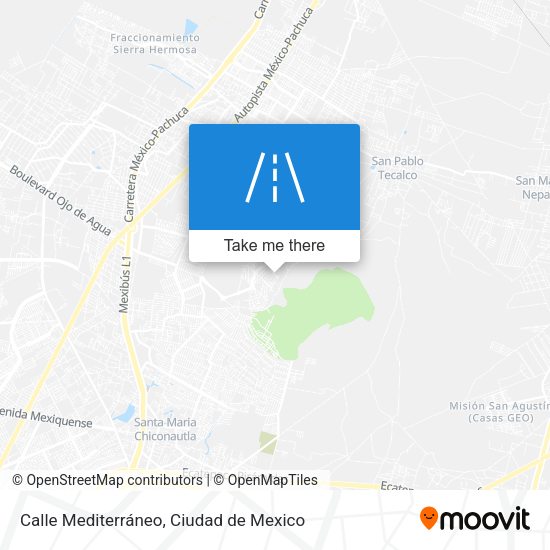Calle Mediterráneo map