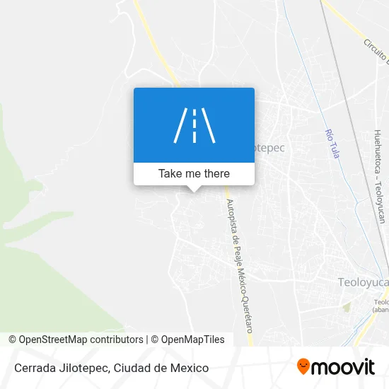 Cerrada Jilotepec map