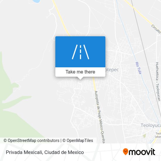 Privada Mexicali map