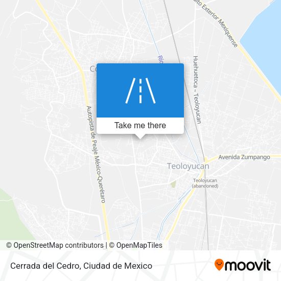 Cerrada del Cedro map