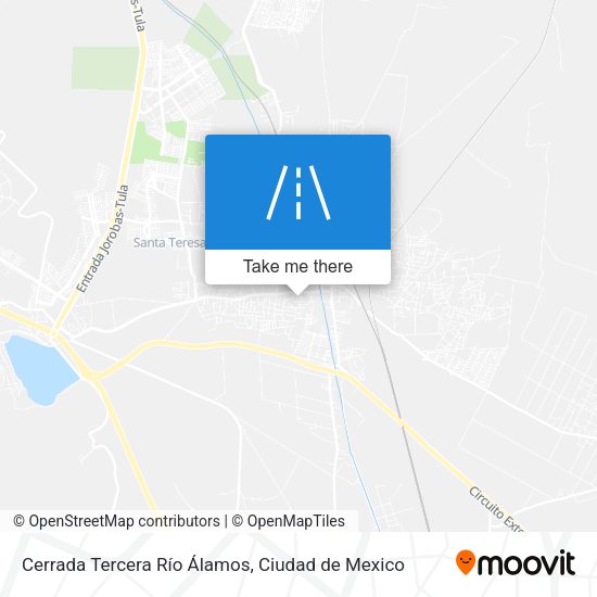 Cerrada Tercera Río Álamos map