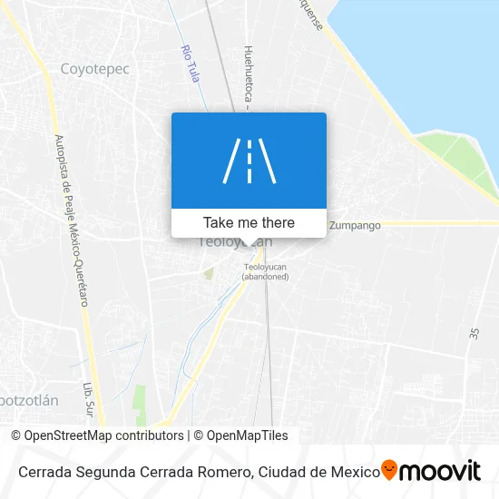 Cerrada Segunda Cerrada Romero map