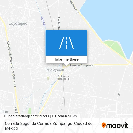 Cerrada Segunda Cerrada Zumpango map