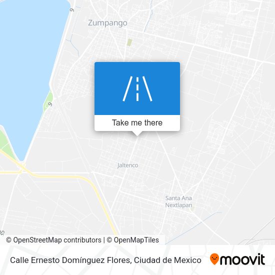 Mapa de Calle Ernesto Domínguez Flores