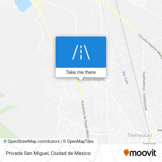 Privada San Miguel map