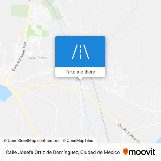 Mapa de Calle Josefa Ortiz de Domínguez