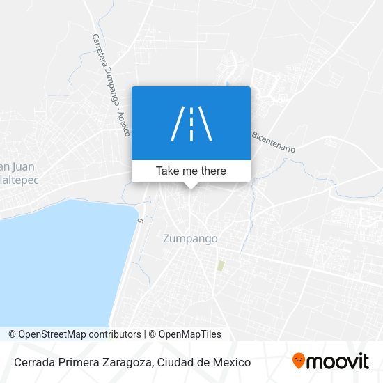 Mapa de Cerrada Primera Zaragoza