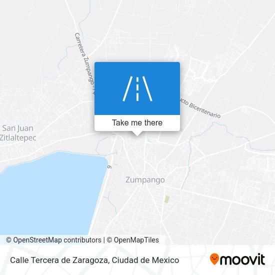 Calle Tercera de Zaragoza map