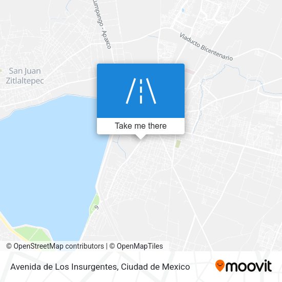 Mapa de Avenida de Los Insurgentes