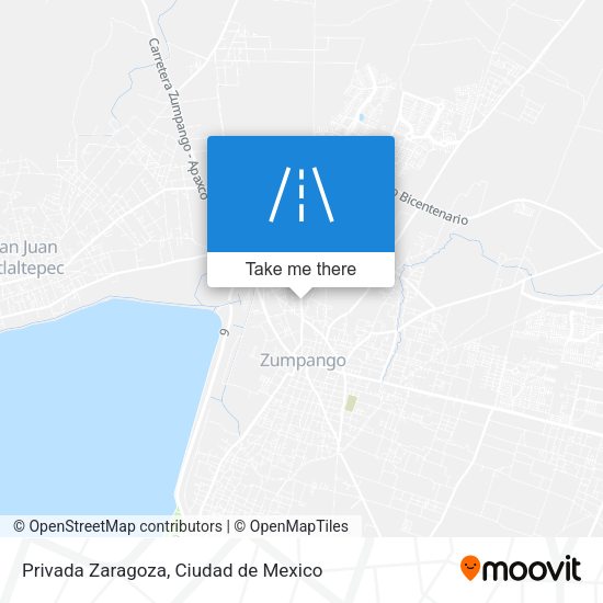 Privada Zaragoza map