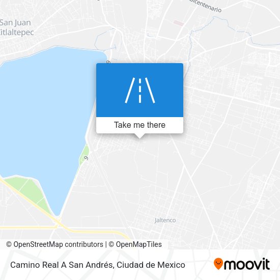 Mapa de Camino Real A San Andrés