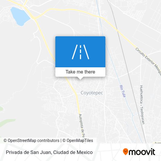 Privada de San Juan map