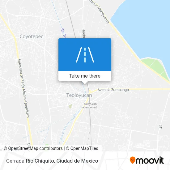 Cerrada Río Chiquito map