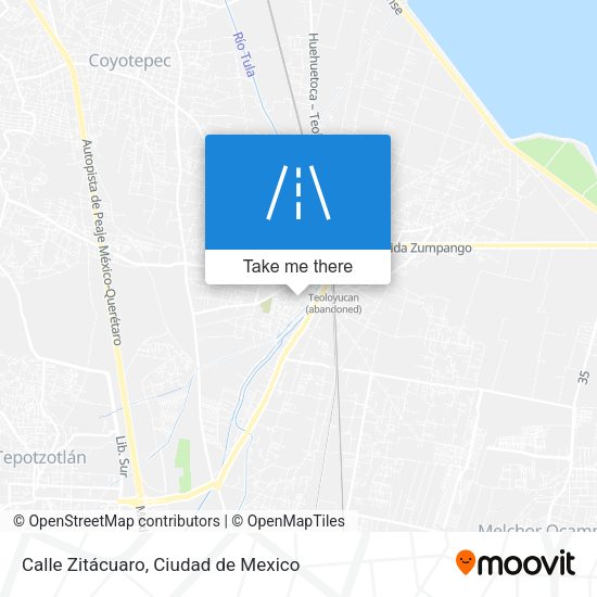 Calle Zitácuaro map