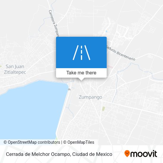 Cerrada de Melchor Ocampo map