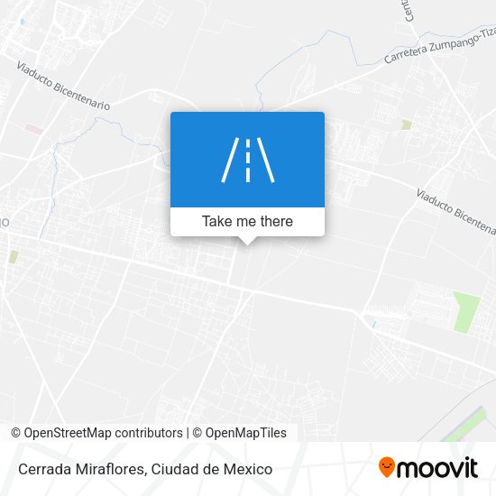 Mapa de Cerrada Miraflores