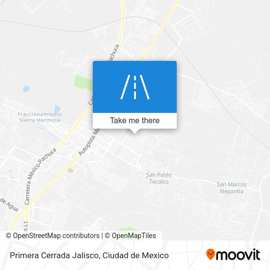 Primera Cerrada Jalisco map