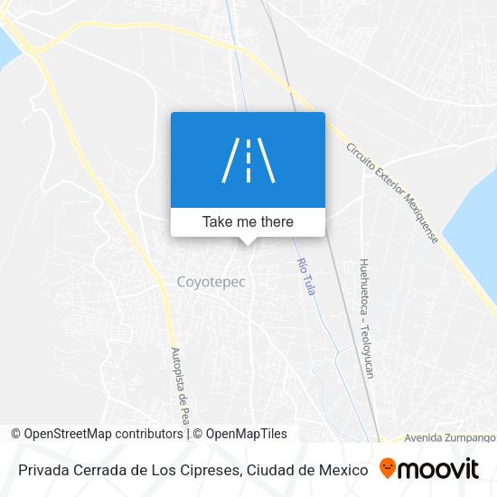Privada Cerrada de Los Cipreses map