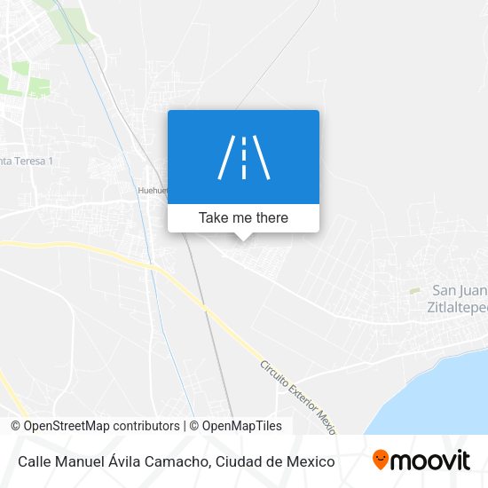 Calle Manuel Ávila Camacho map