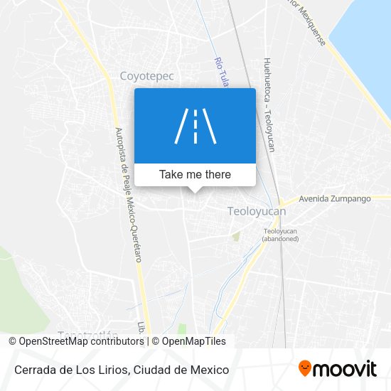 Cerrada de Los Lirios map