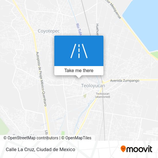 Calle La Cruz map