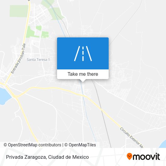 Privada Zaragoza map