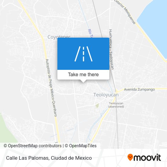 Calle Las Palomas map
