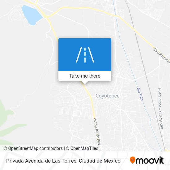 Mapa de Privada Avenida de Las Torres