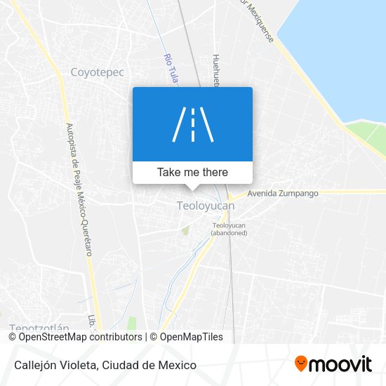 Callejón Violeta map