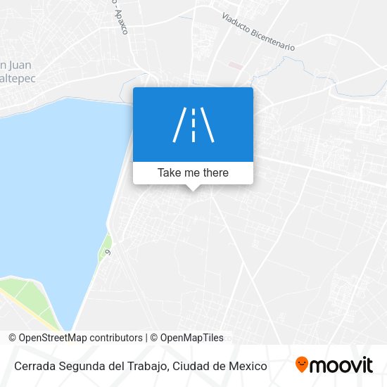 Cerrada Segunda del Trabajo map