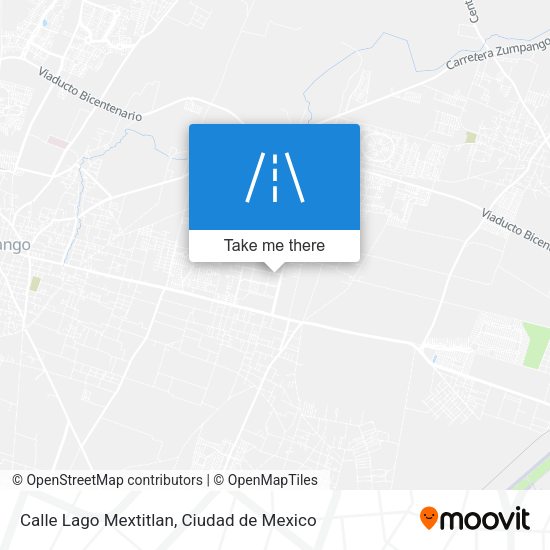 Mapa de Calle Lago Mextitlan