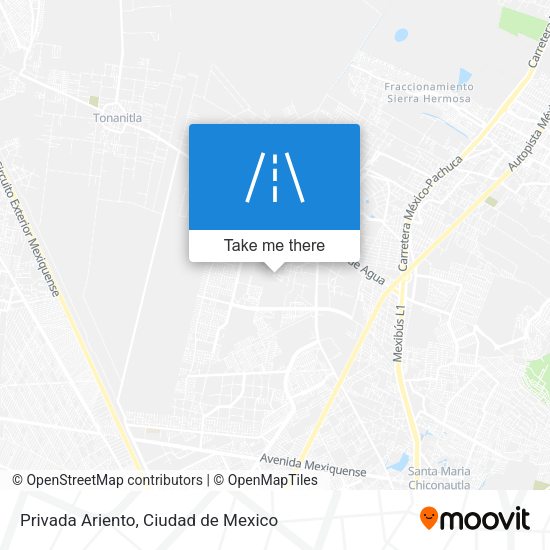 Mapa de Privada Ariento
