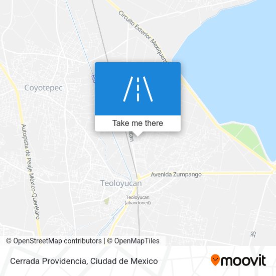 Cerrada Providencia map