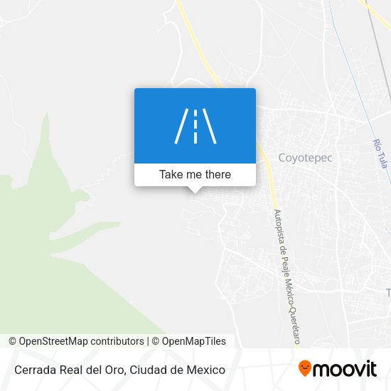 Cerrada Real del Oro map