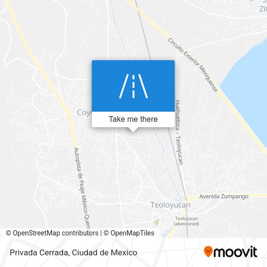 Mapa de Privada Cerrada