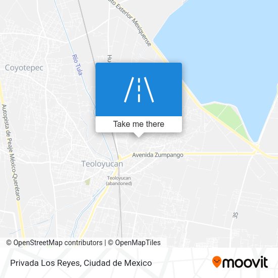Privada Los Reyes map