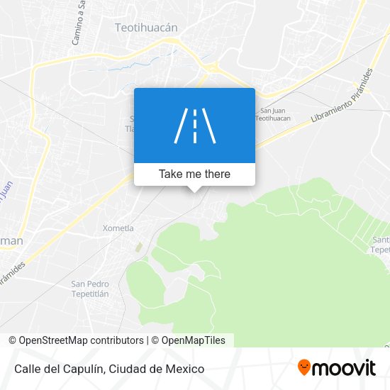 Calle del Capulín map