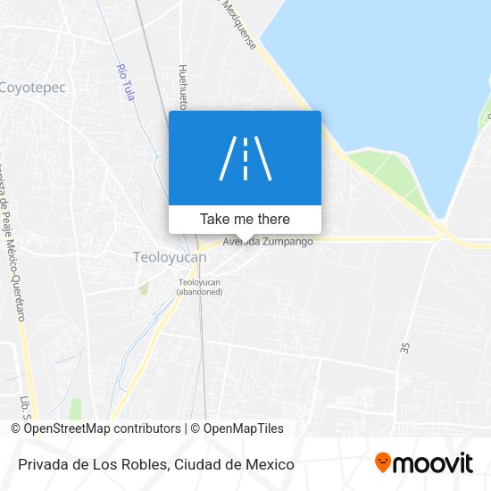 Privada de Los Robles map