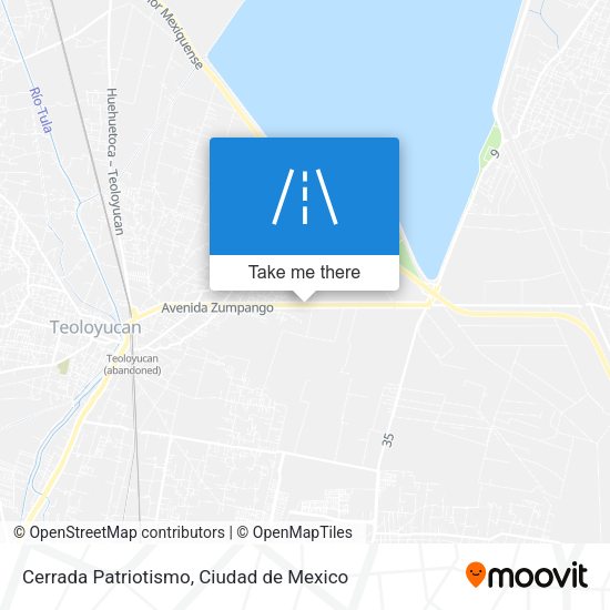 Cerrada Patriotismo map
