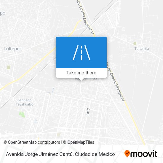 Avenida Jorge Jiménez Cantú map