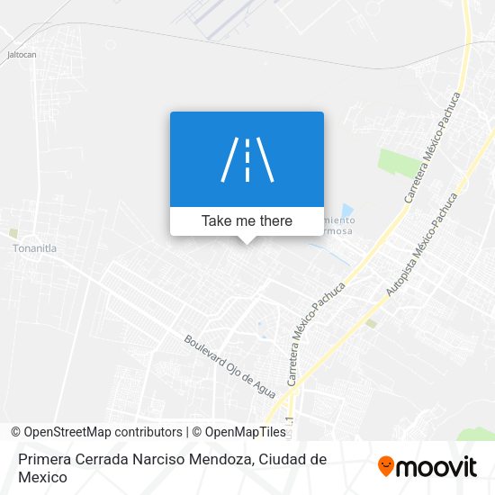 Primera Cerrada Narciso Mendoza map