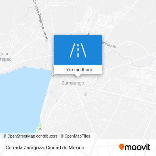 Cerrada Zaragoza map