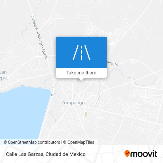 Mapa de Calle Las Garzas