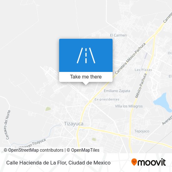 Calle Hacienda de La Flor map