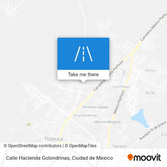Calle Hacienda Golondrinas map