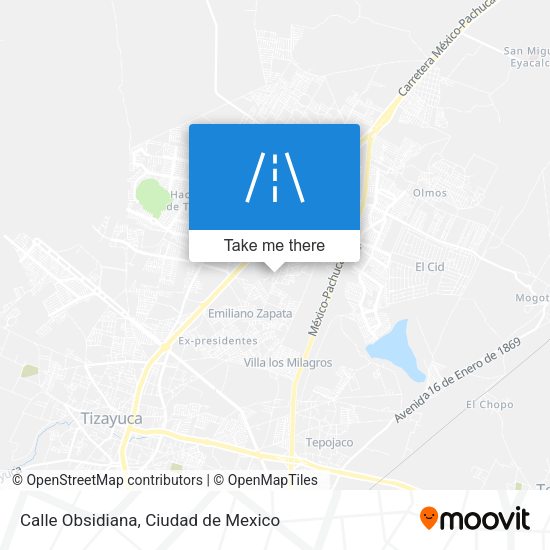Calle Obsidiana map