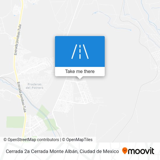 Mapa de Cerrada 2a Cerrada Monte Albán