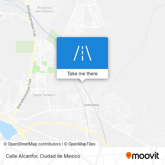 Mapa de Calle Alcanfor