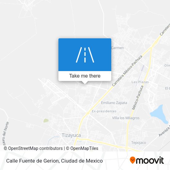 Calle Fuente de Gerion map