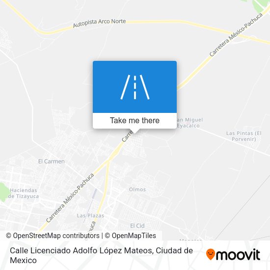 Calle Licenciado Adolfo López Mateos map